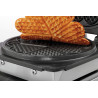 Máquina de waffles profissional Bartscher 1HW211 em aço inoxidável - Cozimento perfeito de waffles em forma de coração
