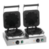 Gaufrier profissional Bartscher 2HW211 - Waffles coração em aço inoxidável