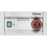 Placa GPL 320E-G Bartscher: Placa lisa cromada e potência 3000W