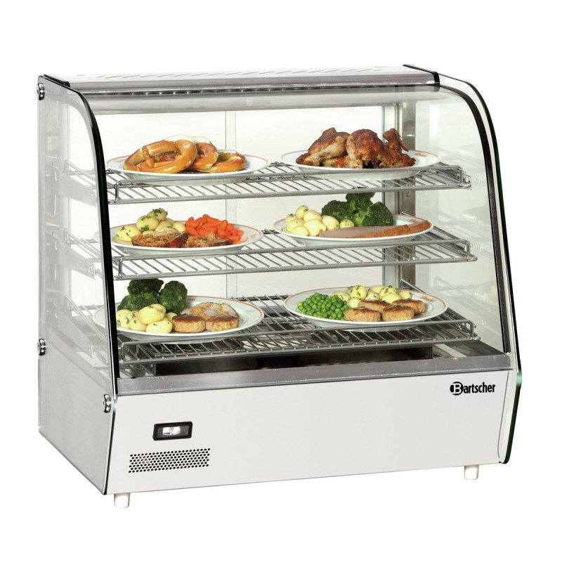Vitrine aquecida Deli Plus I Bartscher - 120L, iluminação LED Vitrine aquecida Deli Plus I Bartscher - 120L, iluminação LED