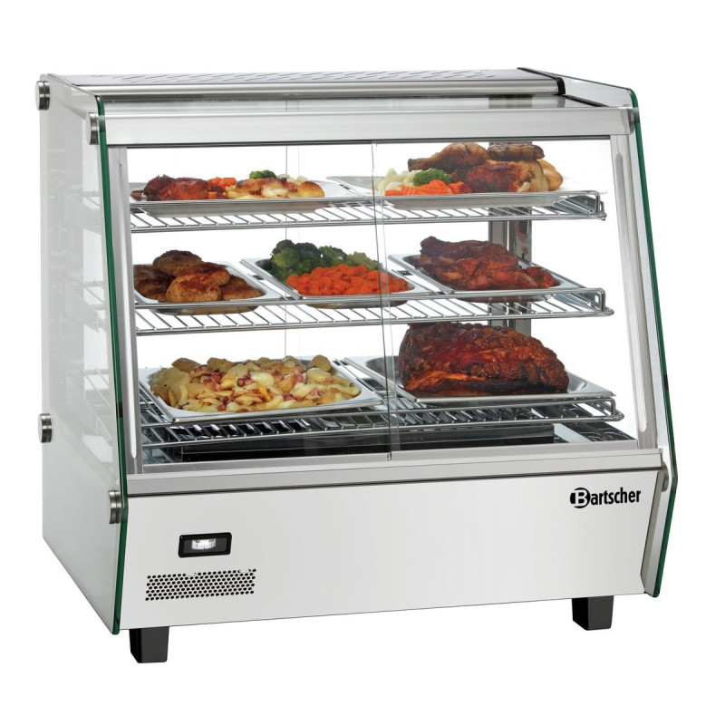 Vitrine aquecida Bartscher DeliPlus I-D | Manutenção de temperatura e apresentação ideal Vitrine aquecida Bartscher DeliPlus I-D | Manutenção de temperatura e apresentação ideal