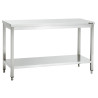 Mesa de trabalho 600 Bartscher - Aço inoxidável, robusta e funcional