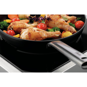 Placa de indução profissional Bartscher ITH 35-265 - Potência 3500W e 20 níveis - Aço inoxidável