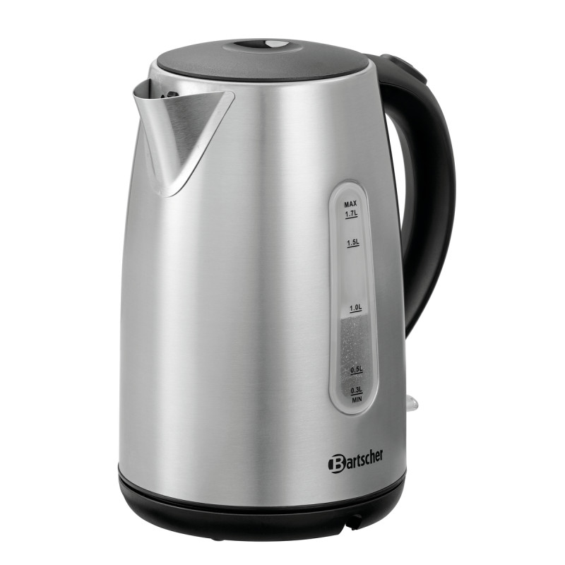 Chaleira 1,7L Bartscher em aço inoxidável profissional Chaleira 1,7L Bartscher em aço inoxidável profissional