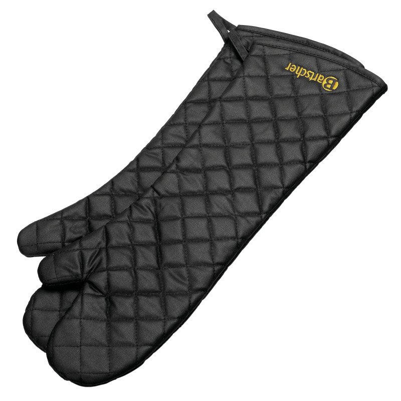 Manoplas 600 Bartscher em algodão preto: Proteção a 250°C Manoplas 600 Bartscher em algodão preto: Proteção a 250°C