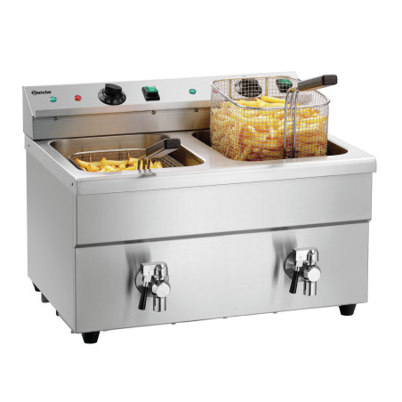 Fritadeira de indução profissional 2x8L Bartscher 165119