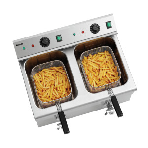 Fritadeira de indução profissional 2x8L Bartscher 165119