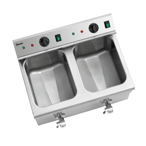 Fritadeira de indução profissional 2x8L Bartscher 165119