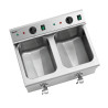 Fritadeira de indução profissional 2x8L Bartscher 165119