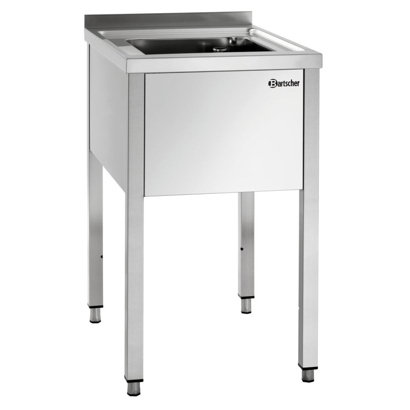 Mergulhe em uma bacia Bartscher de aço inoxidável para uma cozinha profissional impecável. Mergulhe em uma bacia Bartscher de aço inoxidável para uma cozinha profissional impecável.