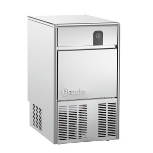 Máquina de gelo profissional Bartscher Q 26: produção eficiente e design elegante.