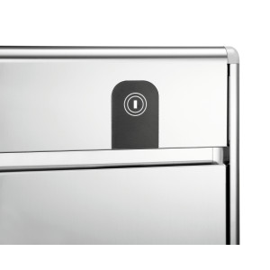 Máquina de gelo profissional Bartscher Q 26: produção eficiente e design elegante.