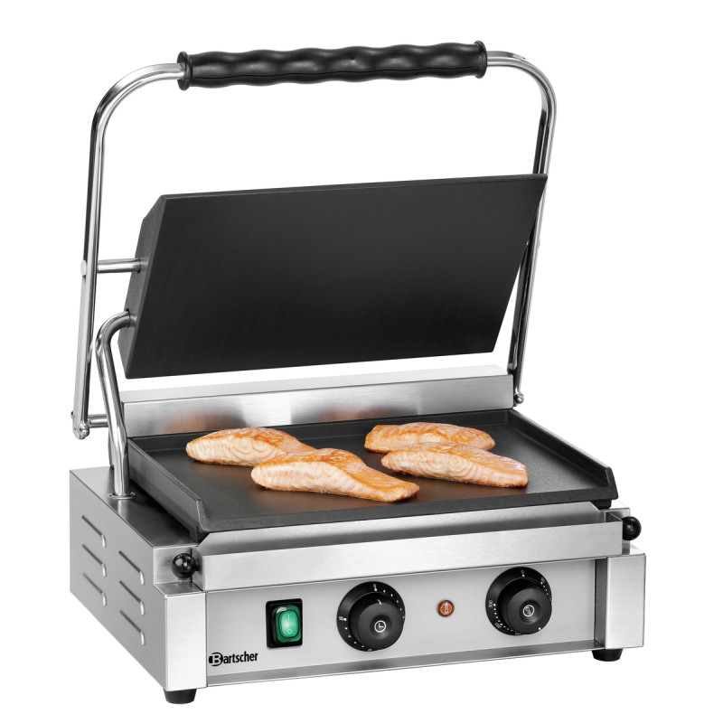 Grelhador Panini profissional Panini-T 1G Bartscher - Desempenho ideal para suas grelhadas Grelhador Panini profissional Panini-T 1G Bartscher - Desempenho ideal para suas grelhadas