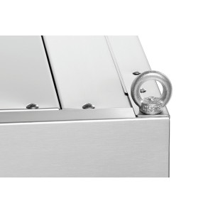 Hotte mural 900 inox Bartscher: potência e confiabilidade para sua cozinha profissional