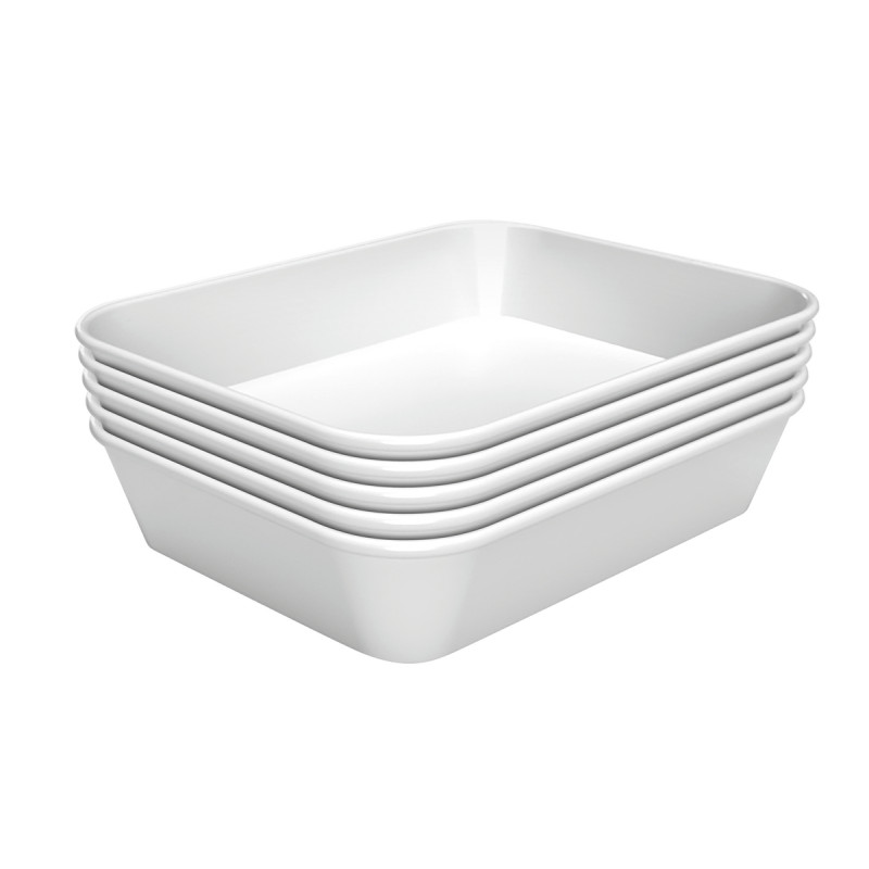 Prato de apresentação 40W-150x190 em melamina branca por Bartscher Prato de apresentação 40W-150x190 em melamina branca por Bartscher