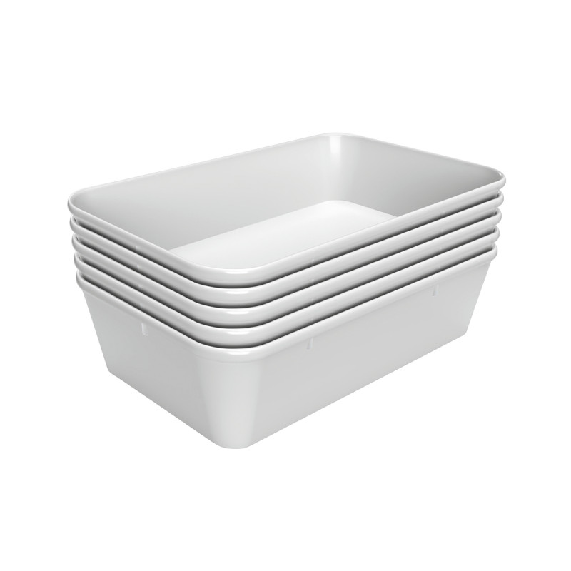 Plat de présentation 80W-190x300 en mélamine blanche - Bartscher Plat de présentation 80W-190x300 en mélamine blanche - Bartscher