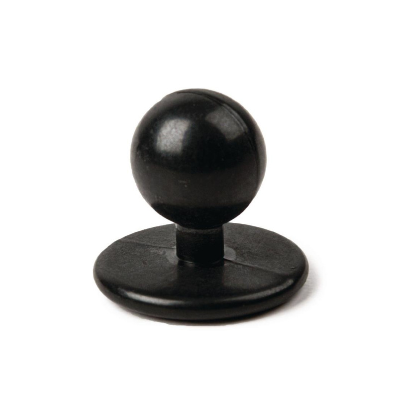 Boutons Amovibles Noirs - Lot De 12 - Whites Chefs Clothing - Fourniresto Boutons Amovibles Noirs - Lot De 12 - Whites Chefs Clothing - Fourniresto