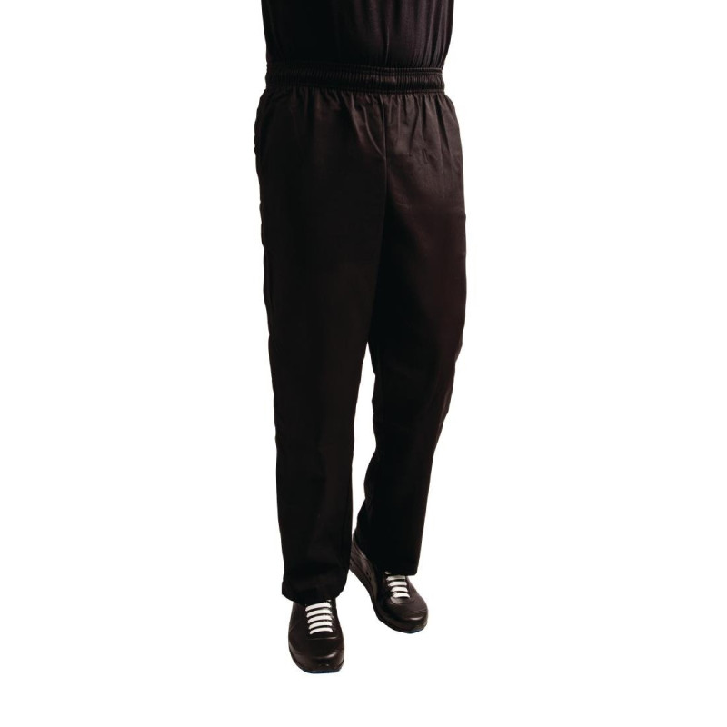 Pantalon de Cuisine Mixte Easyfit Noir Traité Teflon - Taille XXL - Whites Chefs Clothing - Fourniresto Pantalon de Cuisine Mixte Easyfit Noir Traité Teflon - Taille XXL - Whites Chefs Clothing - Fourniresto