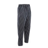 Calças de Cozinha Unissexo Baggy Listradas Preto e Branco - Tamanho M - Chef Works - Fourniresto