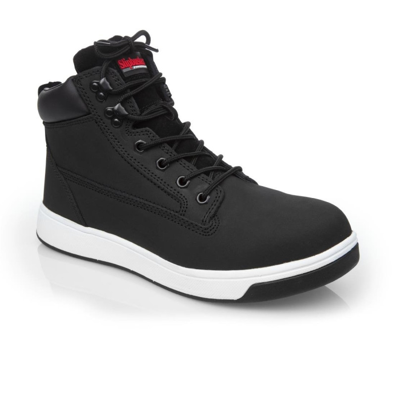 Chaussures de Sécurité Montantes en Cuir - Taille 44 - Slipbuster Footwear - Fourniresto Chaussures de Sécurité Montantes en Cuir - Taille 44 - Slipbuster Footwear - Fourniresto