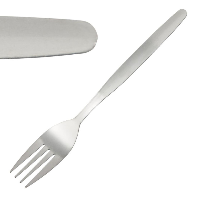 Garfo de mesa Kelso em aço inoxidável - Conjunto de 12 - Olympia - Fourniresto Garfo de mesa Kelso em aço inoxidável - Conjunto de 12 - Olympia - Fourniresto
