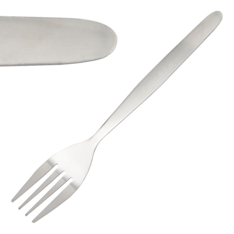 Garfo de sobremesa Kelso em inox - Conjunto de 12 - Olympia - Fourniresto Garfo de sobremesa Kelso em inox - Conjunto de 12 - Olympia - Fourniresto