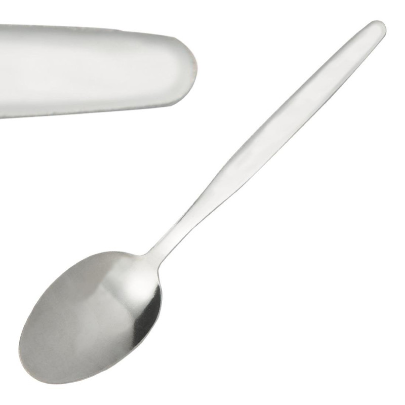 Colher de sobremesa Kelso em inox - Conjunto de 12 - Olympia - Fourniresto Colher de sobremesa Kelso em inox - Conjunto de 12 - Olympia - Fourniresto