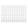 Faca de mesa Bead com cabo sólido - Conjunto de 12 - Olympia - Fourniresto