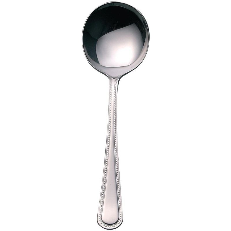 Colher de sopa redonda em aço inoxidável - Conjunto de 12 - Olympia - Fourniresto Colher de sopa redonda em aço inoxidável - Conjunto de 12 - Olympia - Fourniresto