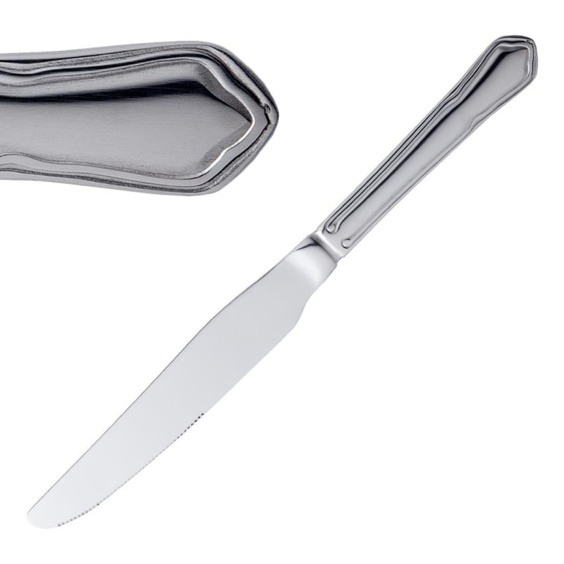 Faca de sobremesa Dubarry em inox - Conjunto de 12 - Olympia - Fourniresto Faca de sobremesa Dubarry em inox - Conjunto de 12 - Olympia - Fourniresto