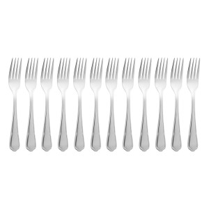 Garfo de sobremesa Dubarry em inox - Conjunto de 12 - Olympia - Fourniresto