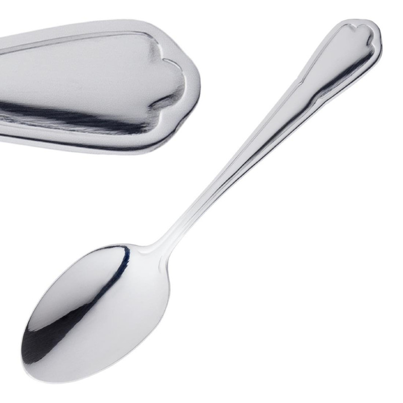 Colher de chá Dubarry em inox - Conjunto de 12 - Olympia - Fourniresto Colher de chá Dubarry em inox - Conjunto de 12 - Olympia - Fourniresto