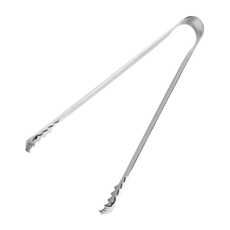 Ice Tongs Stainless Steel 180 mm - Olympia - Fourniresto Ice Tongs Stainless Steel 180 mm - Olympia - Fourniresto