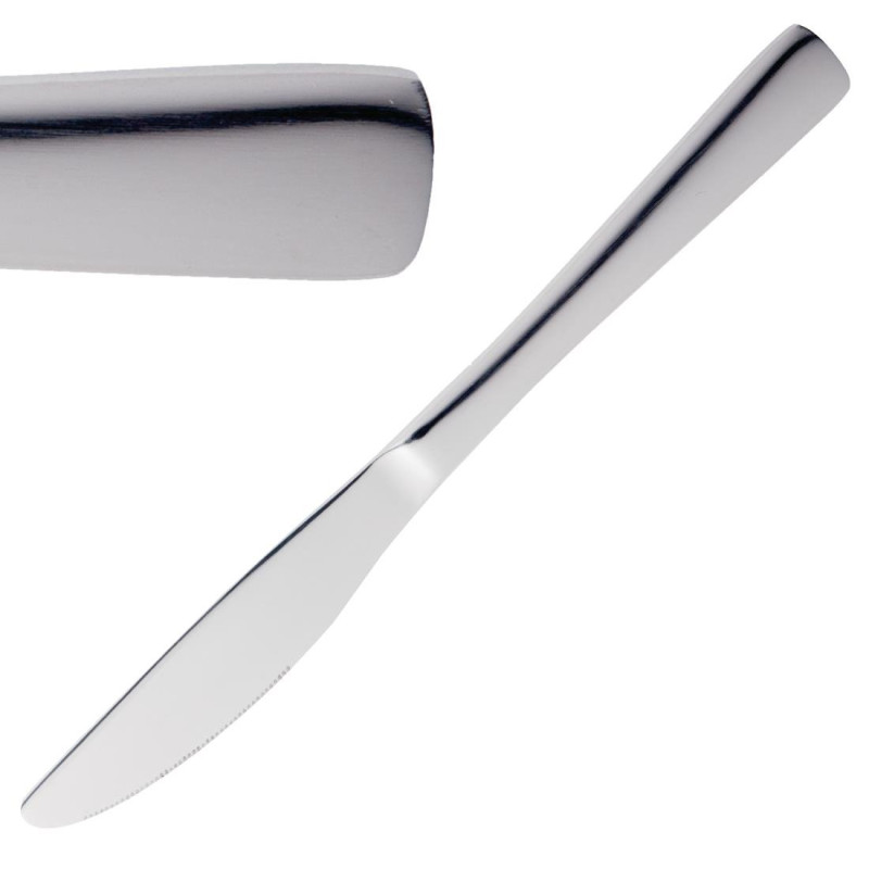 Faca de sobremesa Clifton em inox - Conjunto de 12 - Olympia - Fourniresto Faca de sobremesa Clifton em inox - Conjunto de 12 - Olympia - Fourniresto