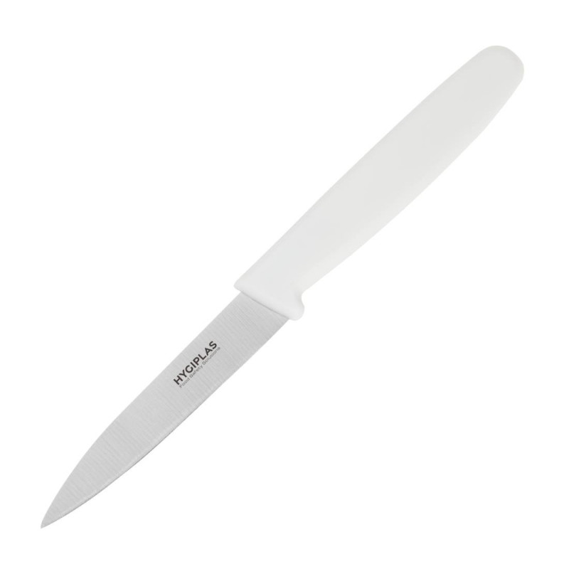 Faca de Cozinha Branca Lâmina 7,5 cm - Hygiplas - Fourniresto Faca de Cozinha Branca Lâmina 7,5 cm - Hygiplas - Fourniresto