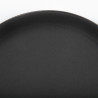 Tabuleiro Redondo Preto Antiderrapante Ø 280 mm - Olympia KRISTALLON - Fourniresto