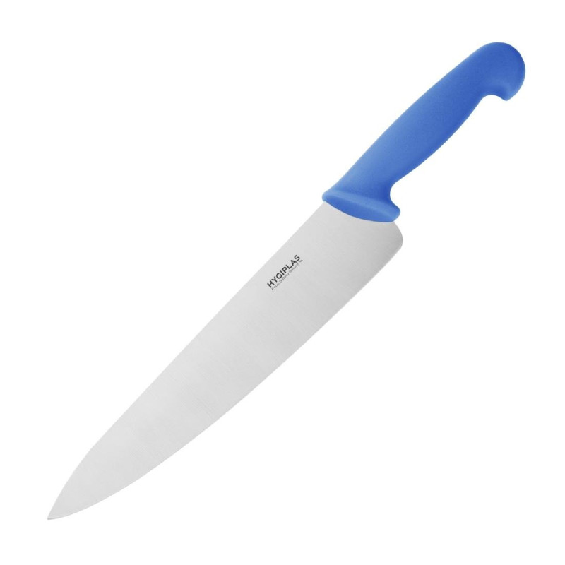 Faca de Cozinha Azul Lâmina 25,5 cm - Hygiplas - Fourniresto Faca de Cozinha Azul Lâmina 25,5 cm - Hygiplas - Fourniresto