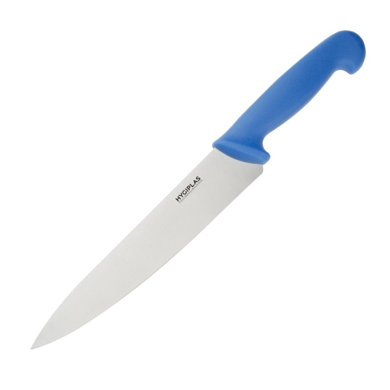 Faca de Cozinha Azul Lâmina 21,5 cm - Hygiplas - Fourniresto Faca de Cozinha Azul Lâmina 21,5 cm - Hygiplas - Fourniresto