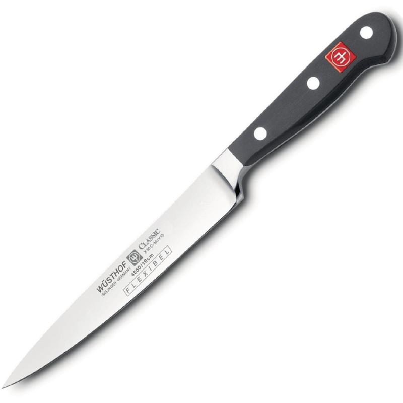 Faca de filetar flexível lâmina 15 cm - Wüsthof - Fourniresto Faca de filetar flexível lâmina 15 cm - Wüsthof - Fourniresto