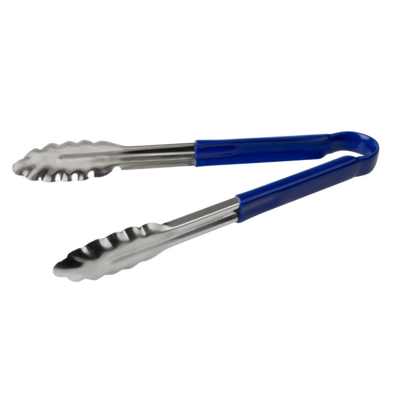 Pinça de Serviço Azul em Aço Inoxidável 300 mm - Vogue - Fourniresto Pinça de Serviço Azul em Aço Inoxidável 300 mm - Vogue - Fourniresto