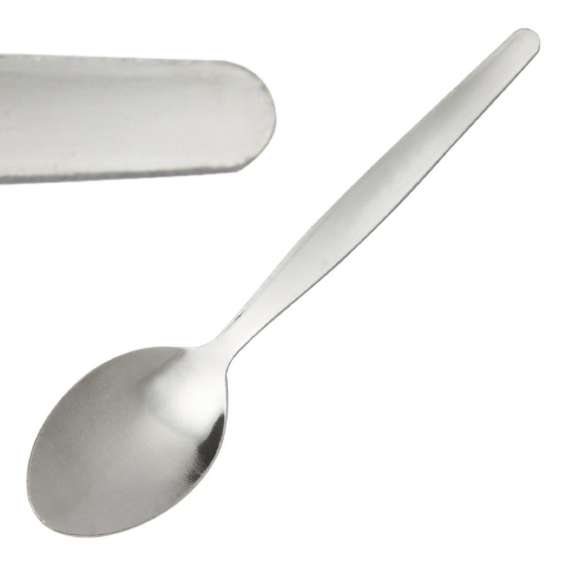 Colheres de chá Kelso em aço inoxidável 115 mm - Conjunto de 12 - Olympia - Fourniresto Colheres de chá Kelso em aço inoxidável 115 mm - Conjunto de 12 - Olympia - Fourniresto