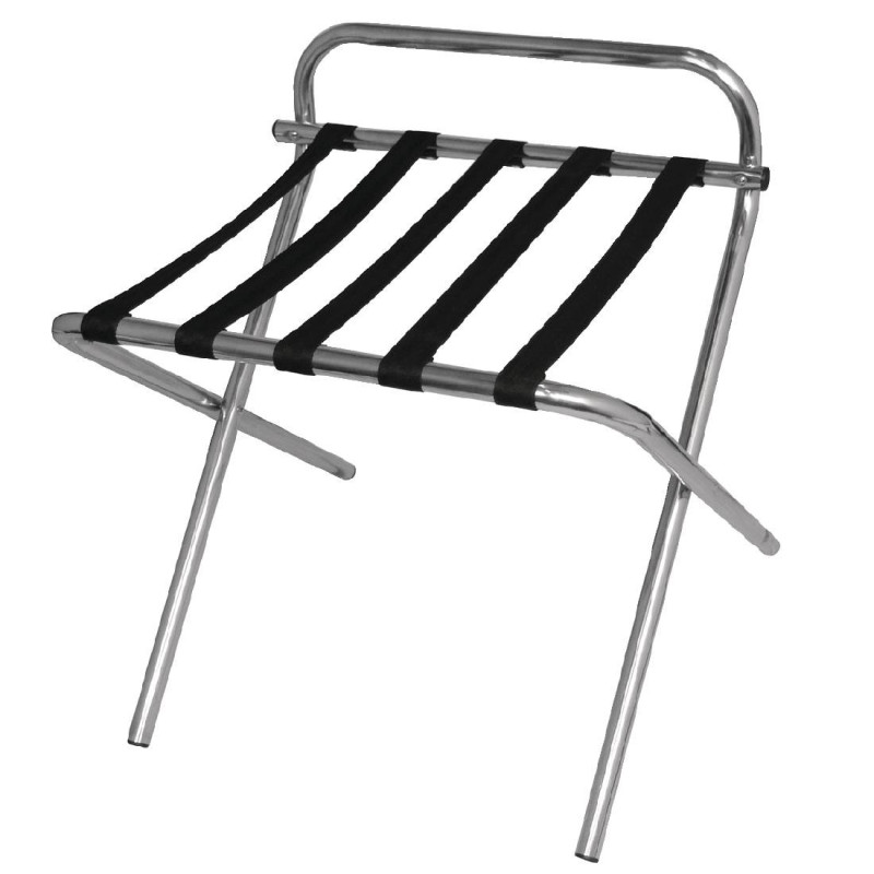 Suporte de bagagem em aço inoxidável com faixas de nylon - Bolero - Fourniresto Suporte de bagagem em aço inoxidável com faixas de nylon - Bolero - Fourniresto