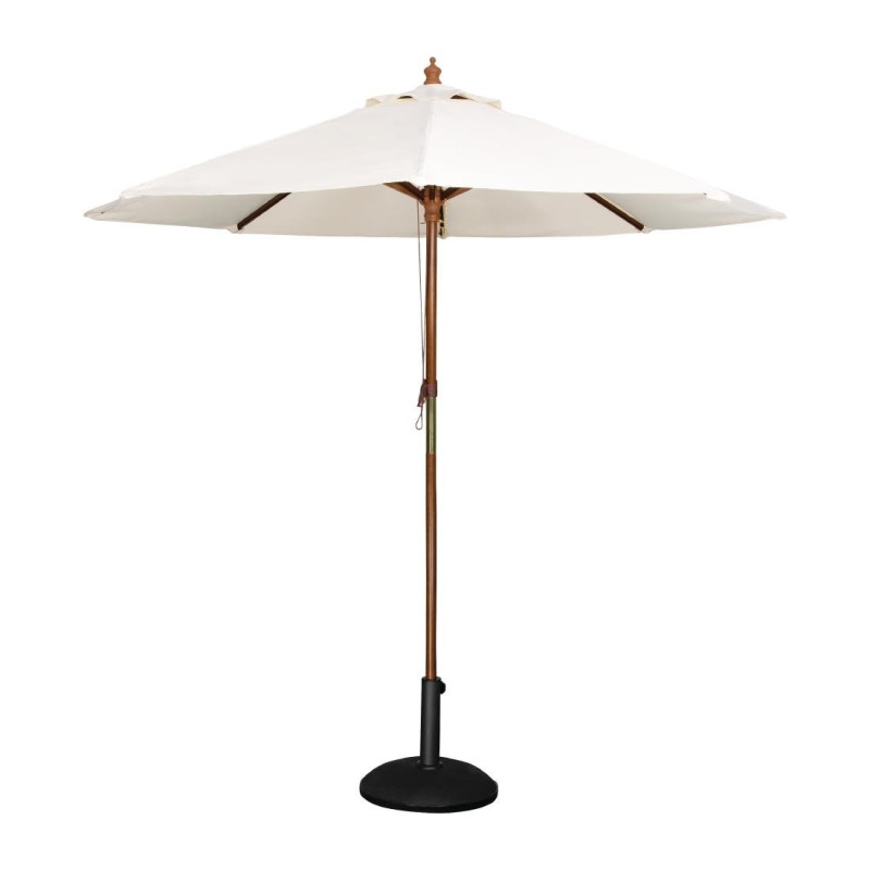 Parasol Crème Rond Ø 2,5 M - Bolero - Fourniresto Parasol Crème Rond Ø 2,5 M - Bolero - Fourniresto