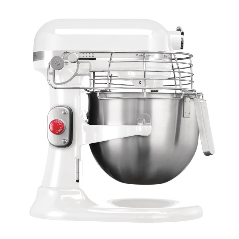 Batedeira Profissional Branca 6,9 L - KitchenAid - Fourniresto Batedeira Profissional Branca 6,9 L - KitchenAid - Fourniresto