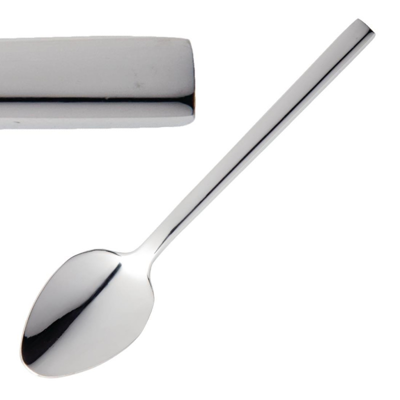 Colher de sobremesa Napoli em inox 163 L - Conjunto de 12 - Olympia - Fourniresto Colher de sobremesa Napoli em inox 163 L - Conjunto de 12 - Olympia - Fourniresto