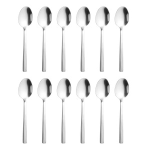 Colher de chá Napoli em inox 150 ml - Conjunto de 12 - Olympia - Fourniresto