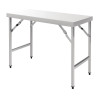 Mesa Dobrável Inox 1200 mm - Vogue - Fourniresto