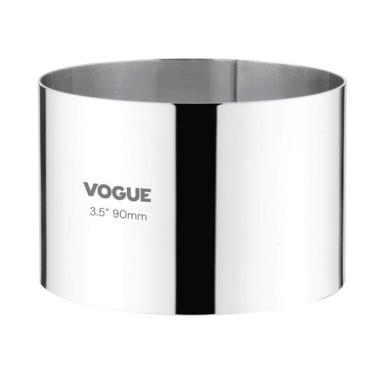 Círculo de Aro de Aço Inoxidável Ø 90 mm P 60 mm - Vogue - Fourniresto Círculo de Aro de Aço Inoxidável Ø 90 mm P 60 mm - Vogue - Fourniresto