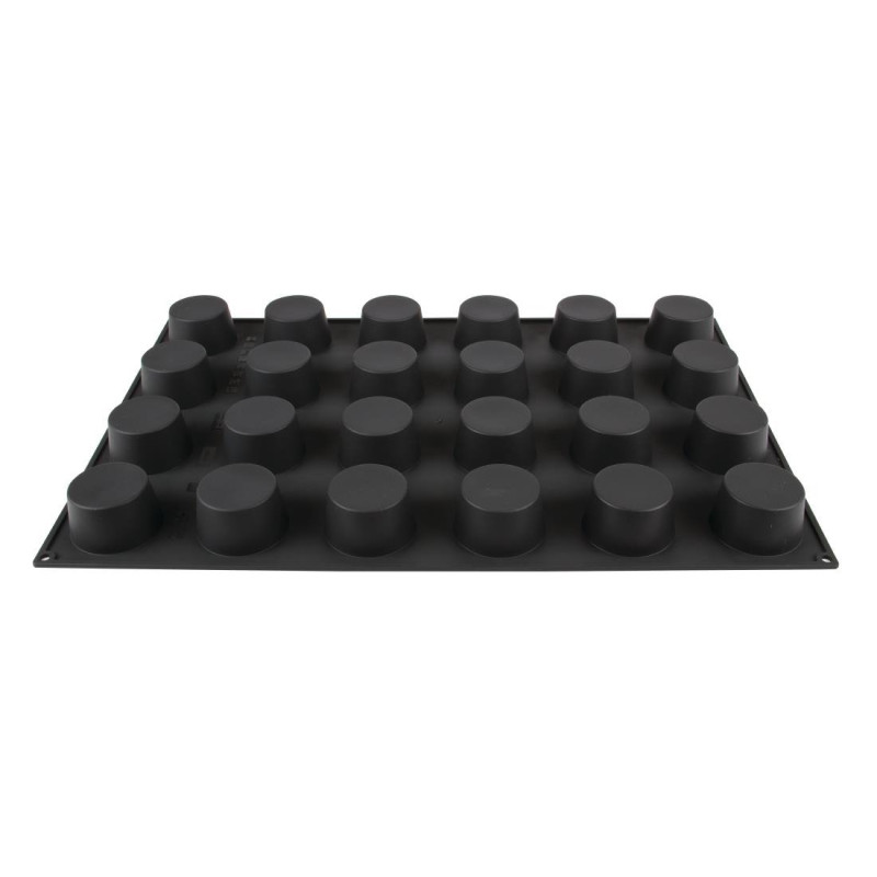 Forma de silicone antiaderente para 24 muffins Ø 75 mm - FourniResto - Fourniresto Forma de silicone antiaderente para 24 muffins Ø 75 mm - FourniResto - Fourniresto