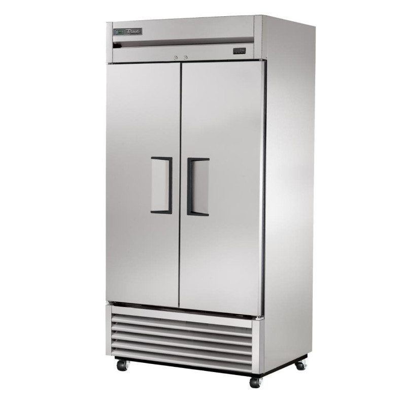 Armário refrigerado positivo em aço inoxidável e alumínio 2 portas 991 L - TRUE - Fourniresto Armário refrigerado positivo em aço inoxidável e alumínio 2 portas 991 L - TRUE - Fourniresto